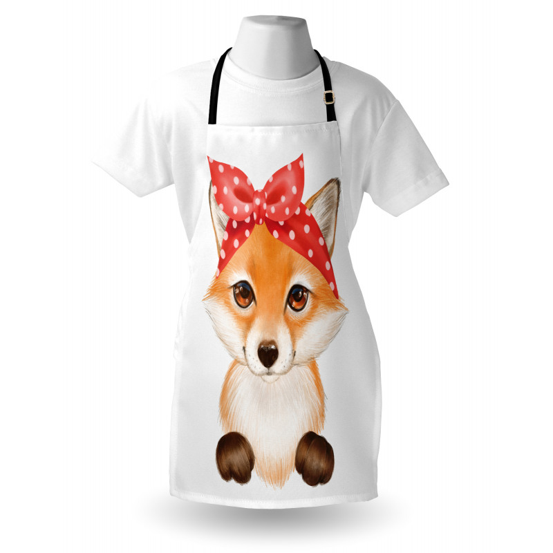 Wild Animal Drawing Apron