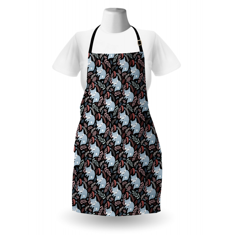 Sleeping Animal and Branches Apron