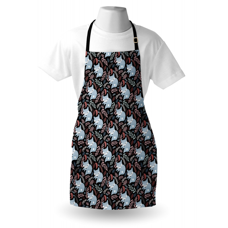 Sleeping Animal and Branches Apron