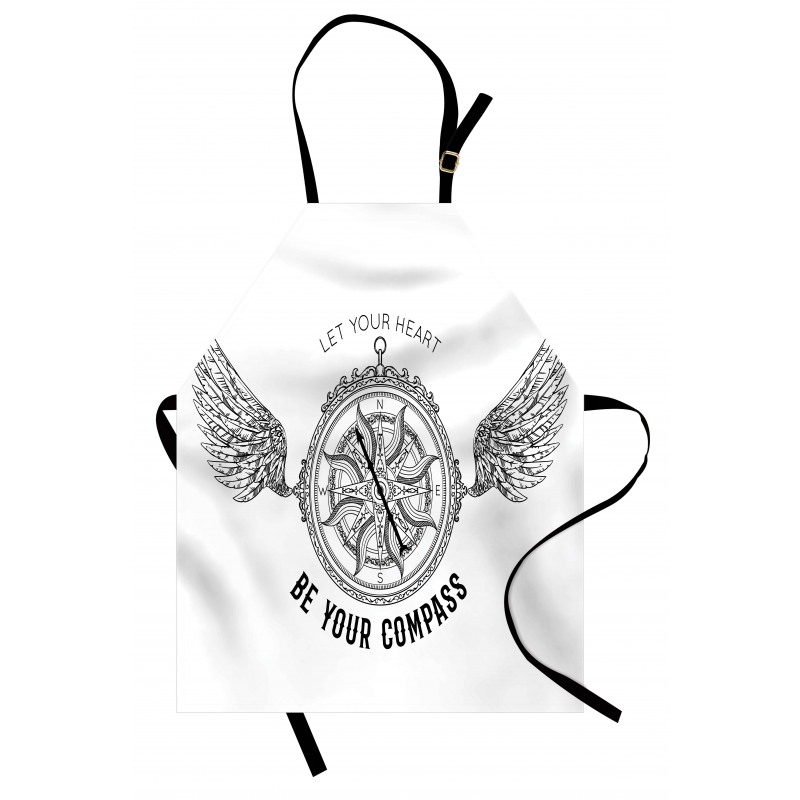 Antique Compass Apron