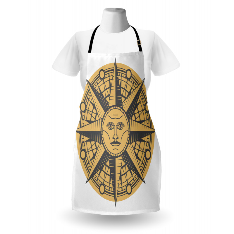 Sun Compass Art Apron