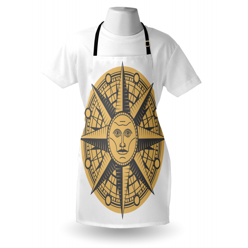 Sun Compass Art Apron