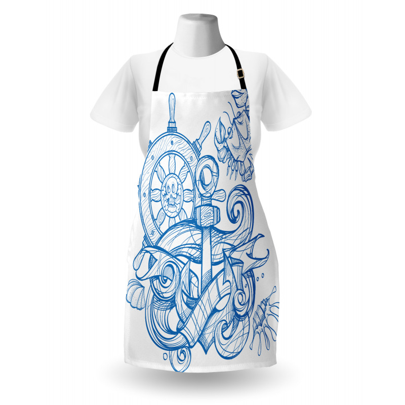 Crab Skull Shell Apron