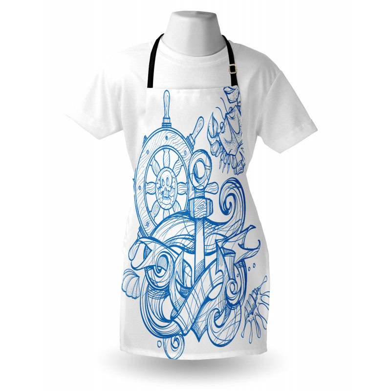 Crab Skull Shell Apron