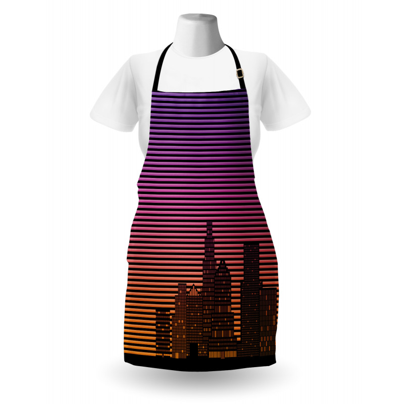 80's Skyline Apron