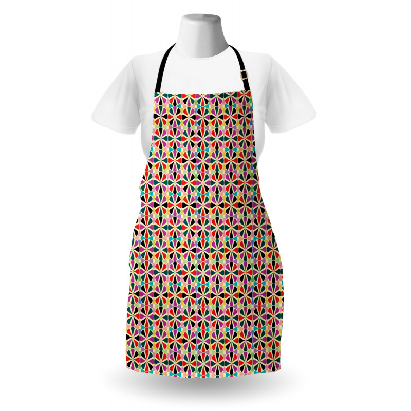 Rounded Art Flower Apron