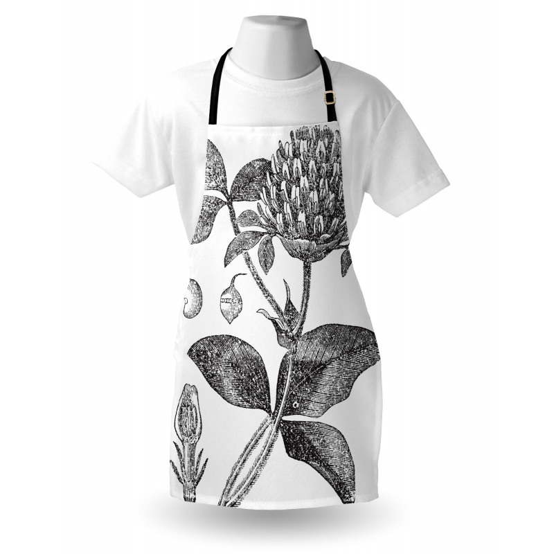 Nostalgic Flower Art Apron