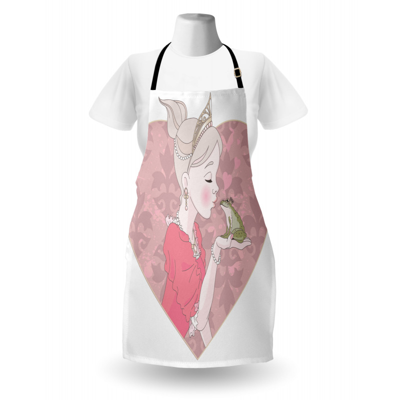 Fairytale Princess Kiss Art Apron