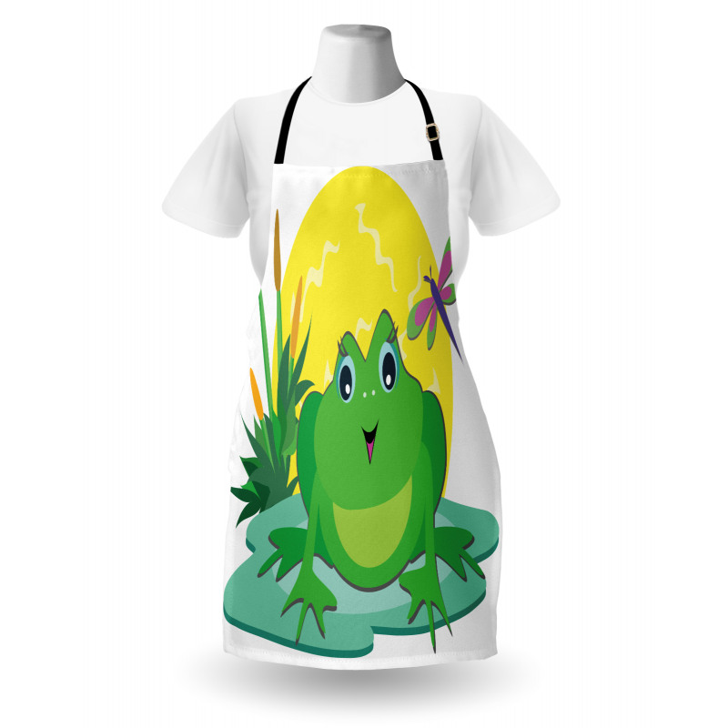 Animal on Leaf Cartoon Sun Apron