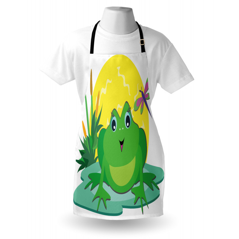 Animal on Leaf Cartoon Sun Apron