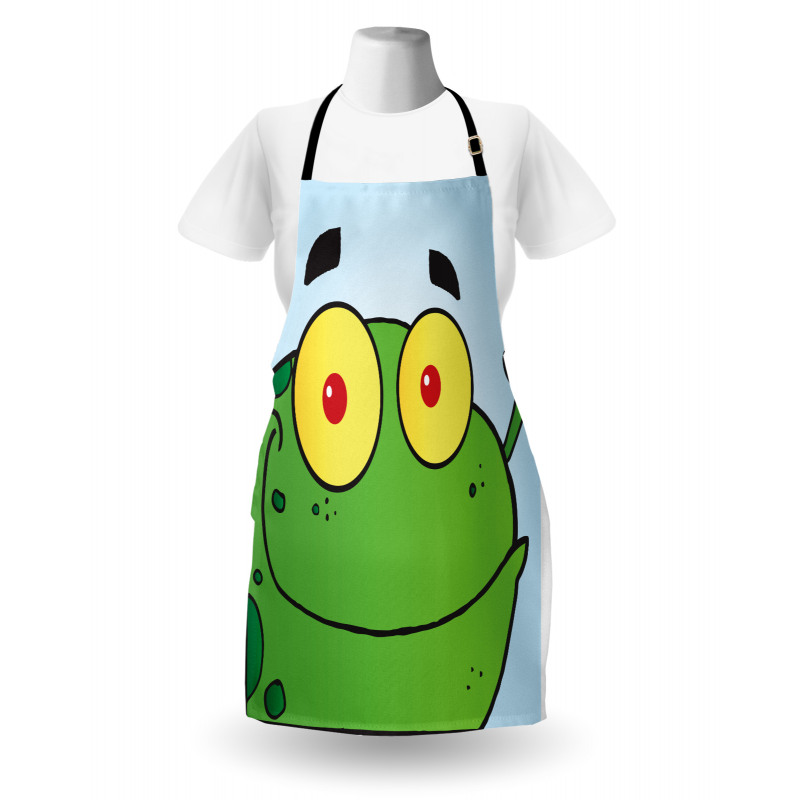 Whimsical Animal Peace Sign Apron