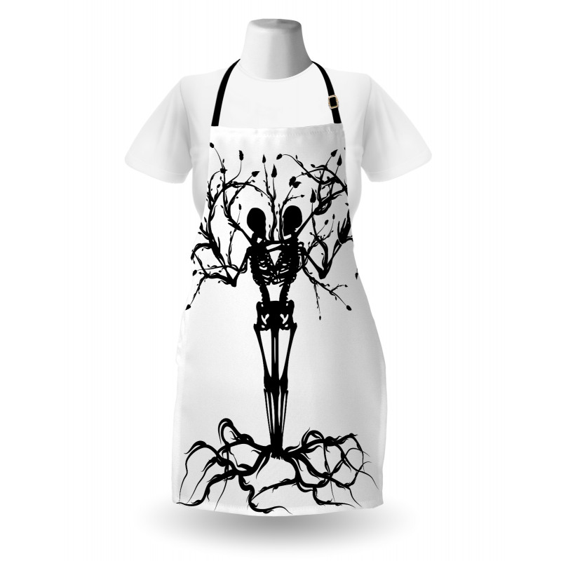 Bone Tree Gothic Apron