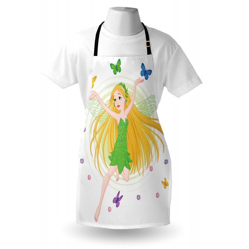 Spring Fairy Butterflies Apron