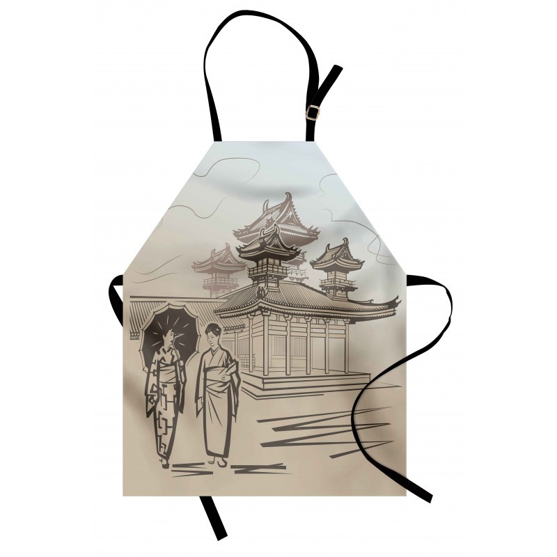 Women Walking Apron