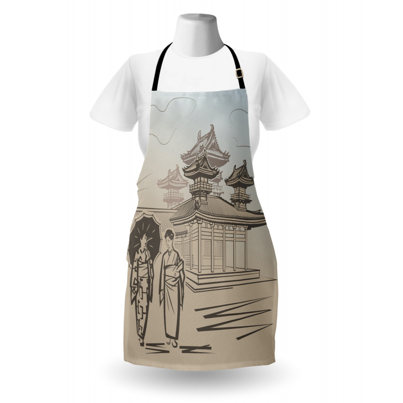 Women Walking Apron