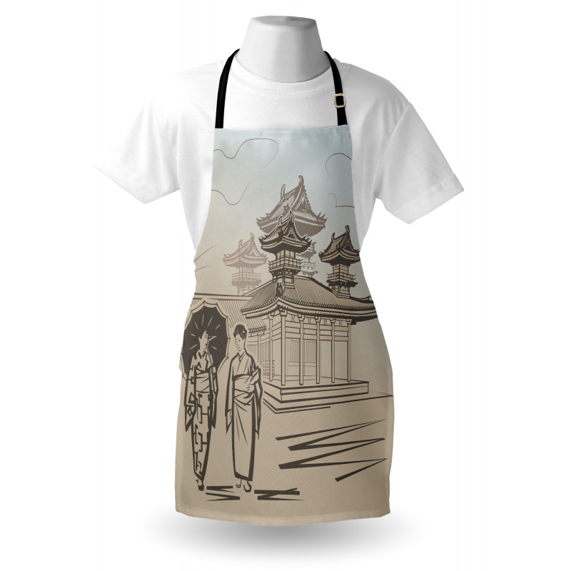 Women Walking Apron