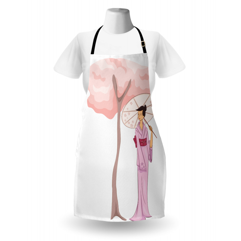 Woman Blossom Tree Apron