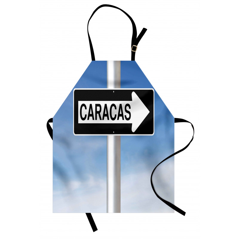 Caracas Lettering Sign Apron