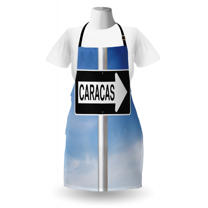 Caracas Lettering Sign Apron