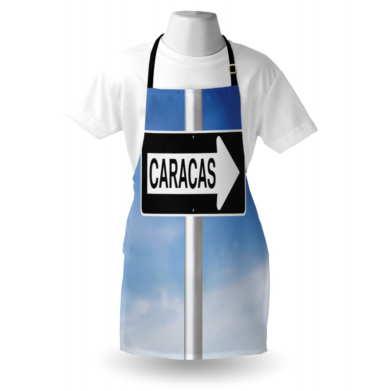 Caracas Lettering Sign Apron