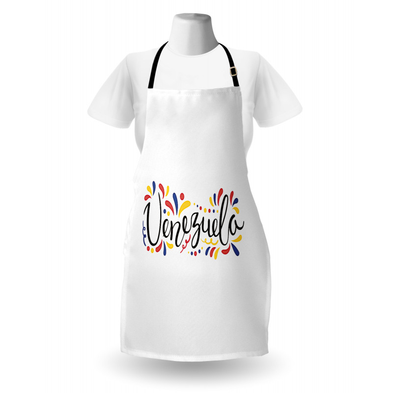 Colorful Cursive Wording Apron