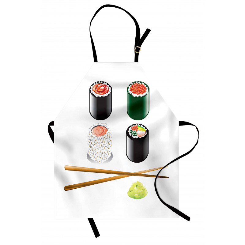 Japan Sushi and Chopsticks Apron