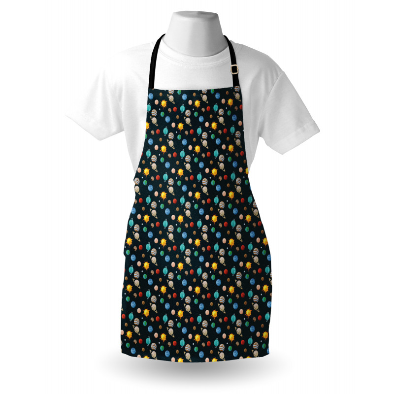 Planets Solar System Apron