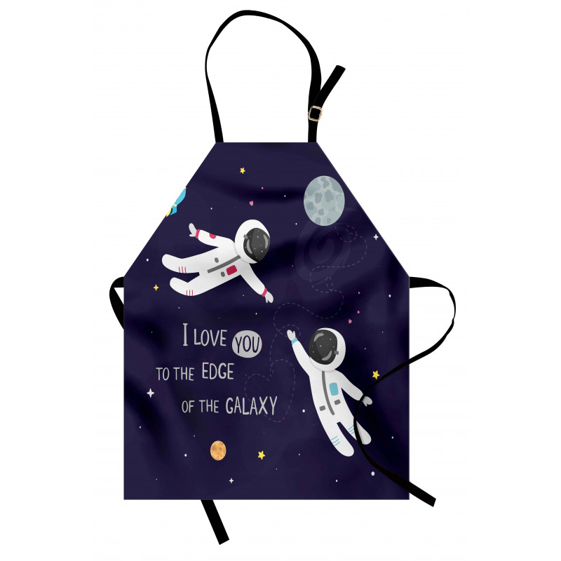 Love Wording Astronauts Apron