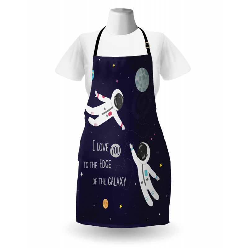 Love Wording Astronauts Apron