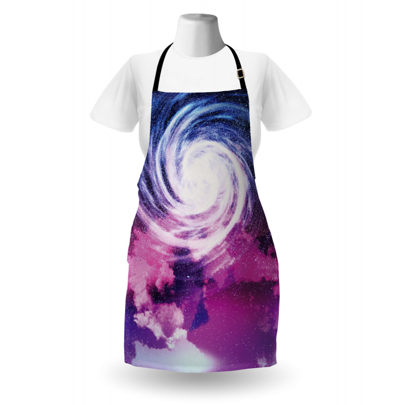 Cosmic Swirling Pattern Apron