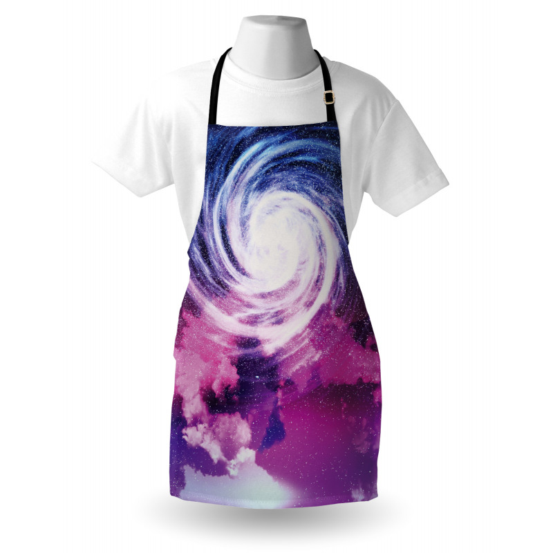 Cosmic Swirling Pattern Apron