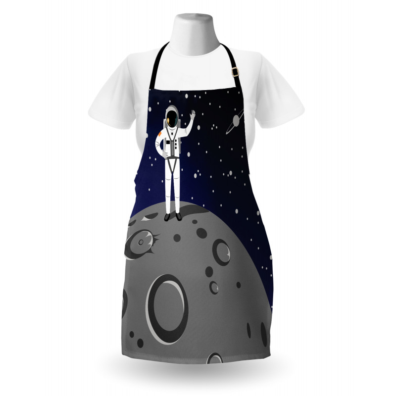 Man Landed on Moon Apron