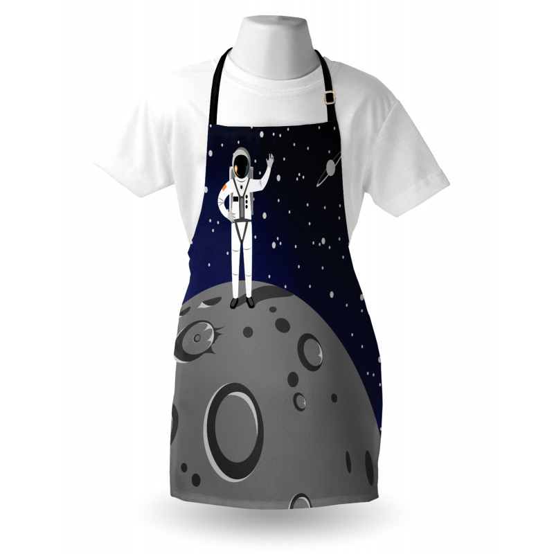 Man Landed on Moon Apron