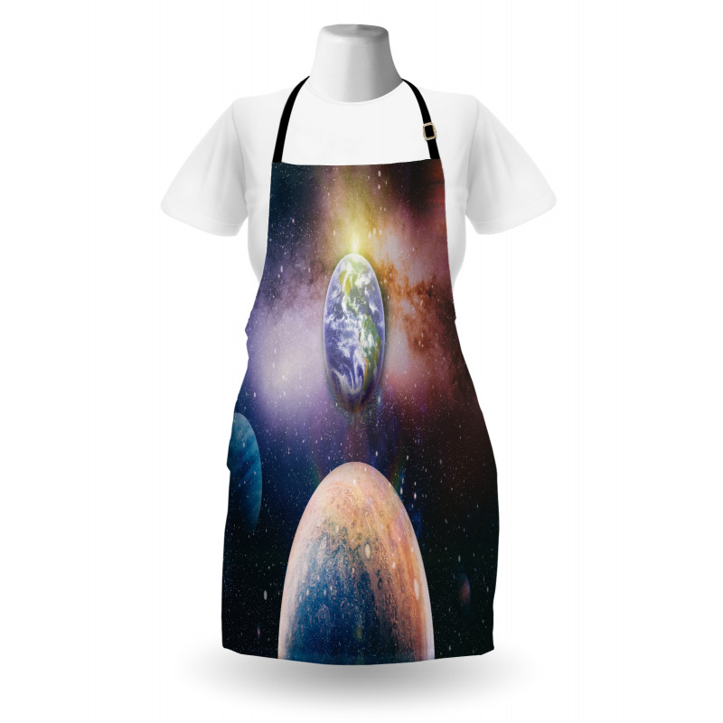 Panoramic Galaxy Scene Apron