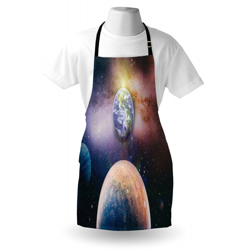 Panoramic Galaxy Scene Apron