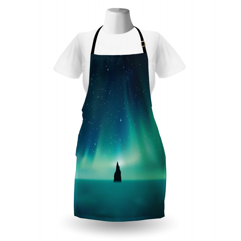 Aurora Borealis Single Rock Apron