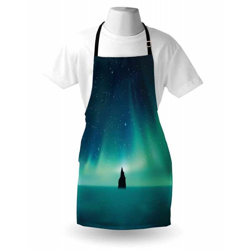 Aurora Borealis Single Rock Apron