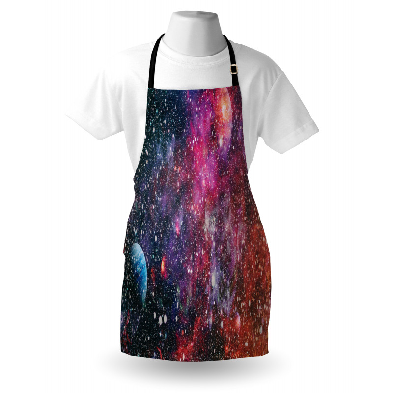 Abstract Jumble Space Apron