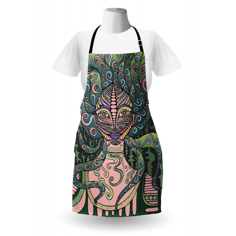 Modern Mystic Girl Apron