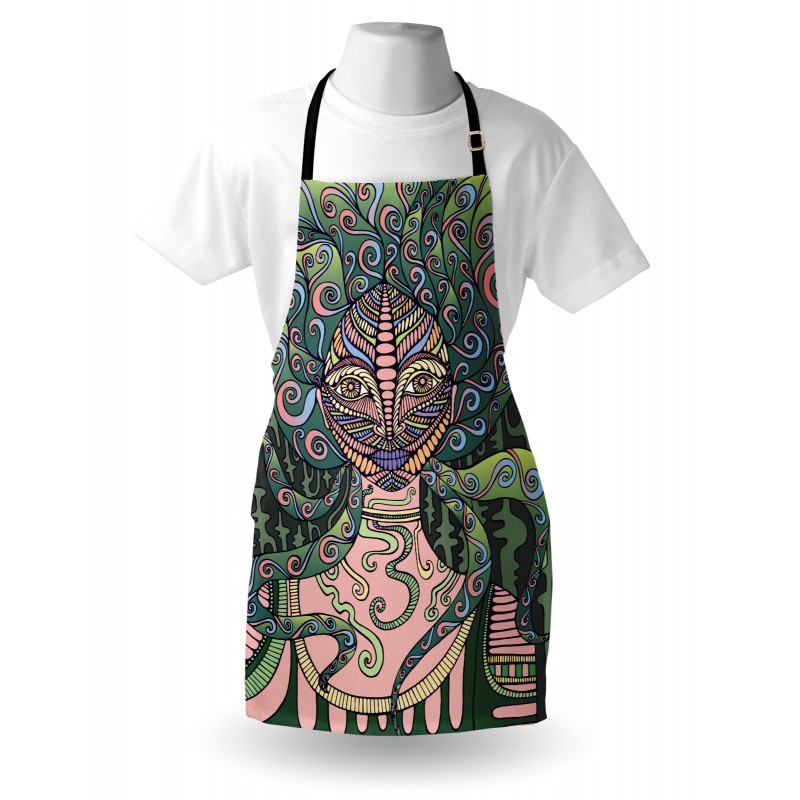 Modern Mystic Girl Apron