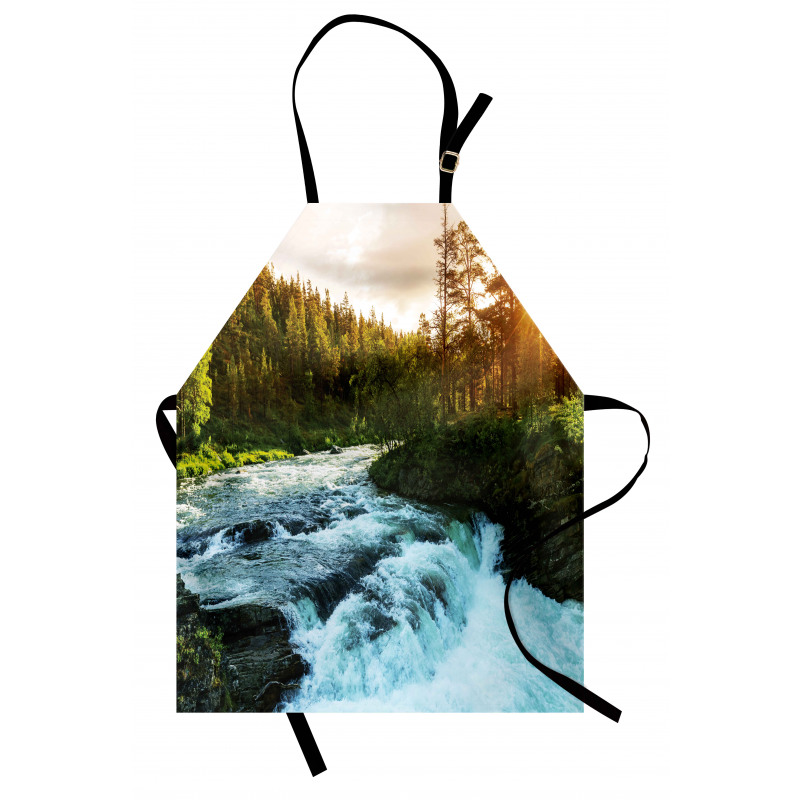 Sunrise Springtime Pines Apron