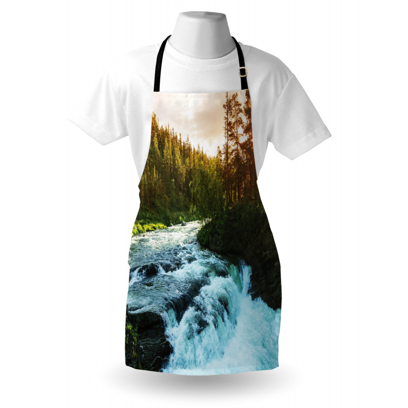 Sunrise Springtime Pines Apron