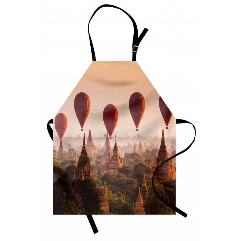 Hot Air Balloon Myanmar Apron