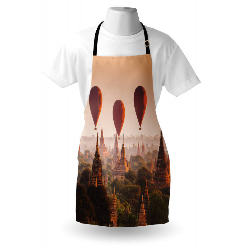 Hot Air Balloon Myanmar Apron