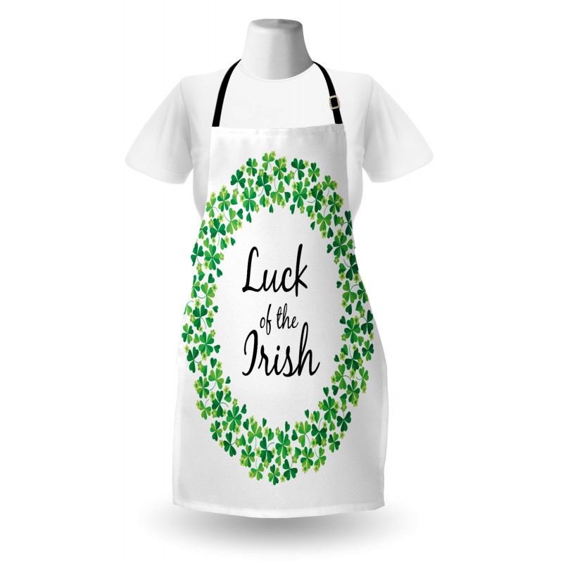 Clover Wreath Apron