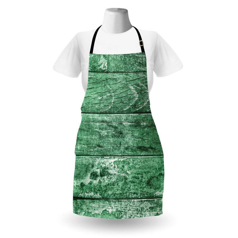 Cracked Look Wooden Apron