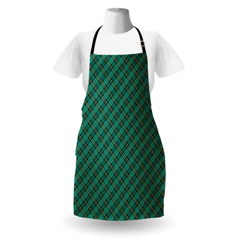 Diagonal Lines Art Apron