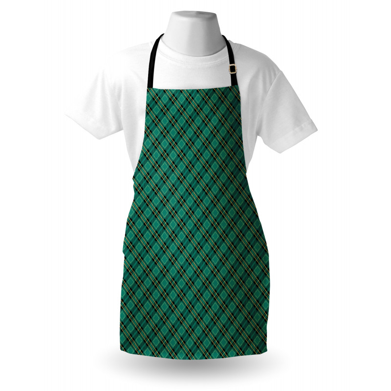 Diagonal Lines Art Apron