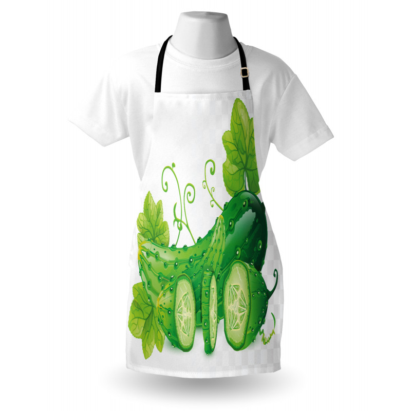 Juicy Cucumber Graphic Apron