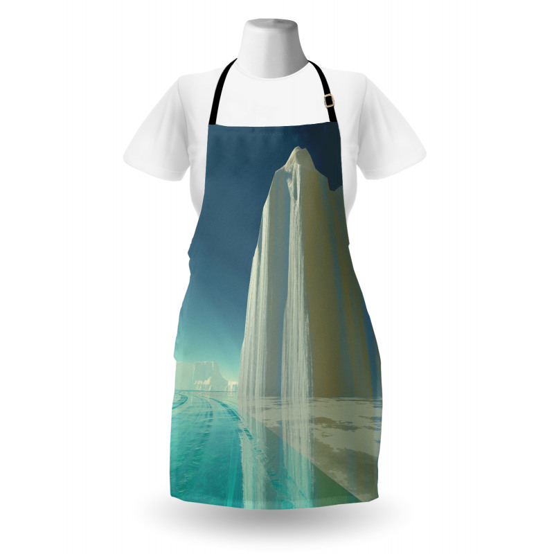 Graphic Frigid by the Sea Apron